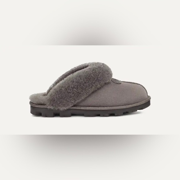 UGG Shoes - UGG Women's Coquette Slip On Slide Slippers in Grey